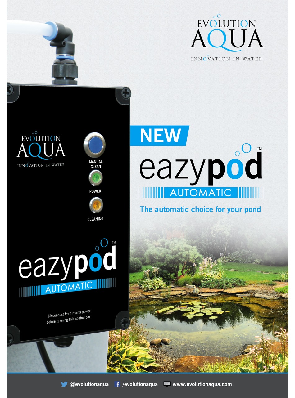 EVOLUTION AQUA EAZYPOD AUTOMATIC INSTRUCTION MANUAL Pdf Download