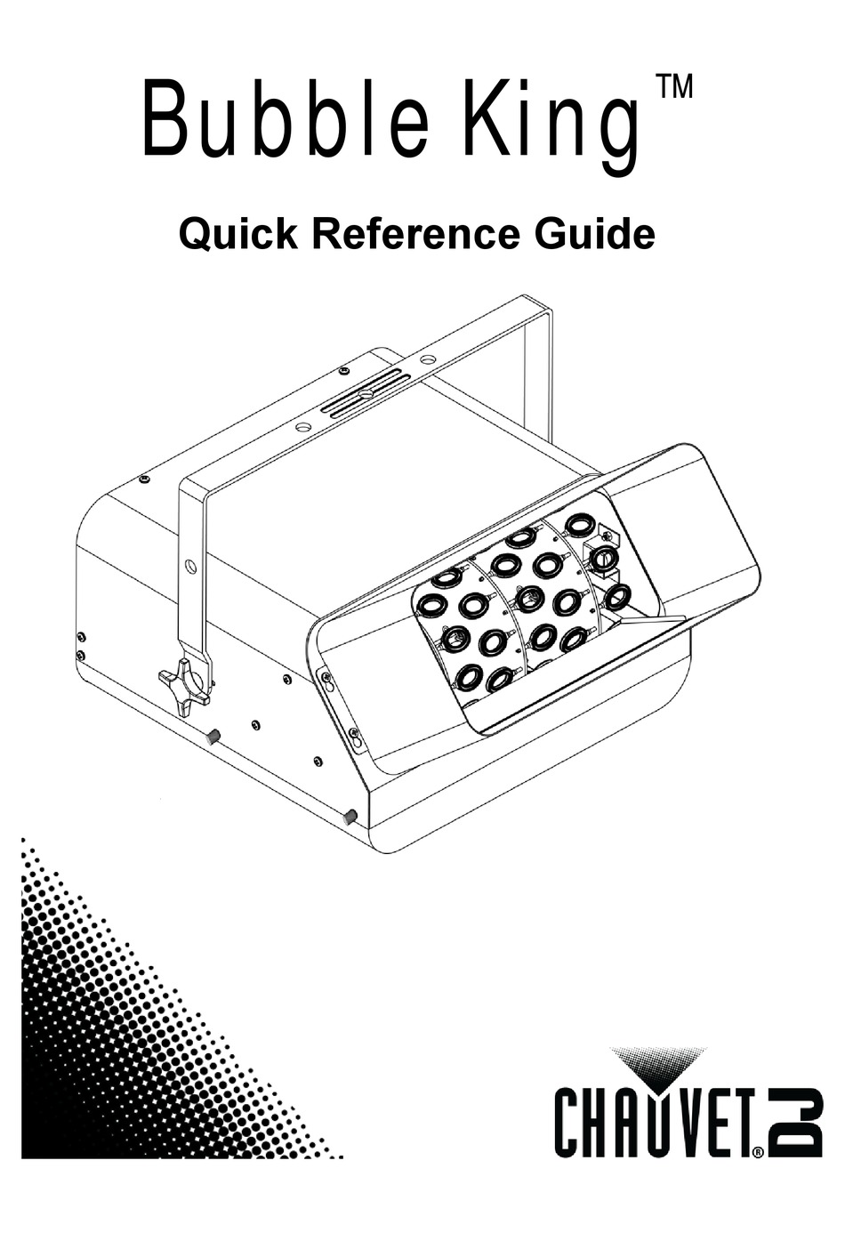 CHAUVET B-550 BUBBLE KING QUICK REFERENCE MANUAL Pdf Download | ManualsLib