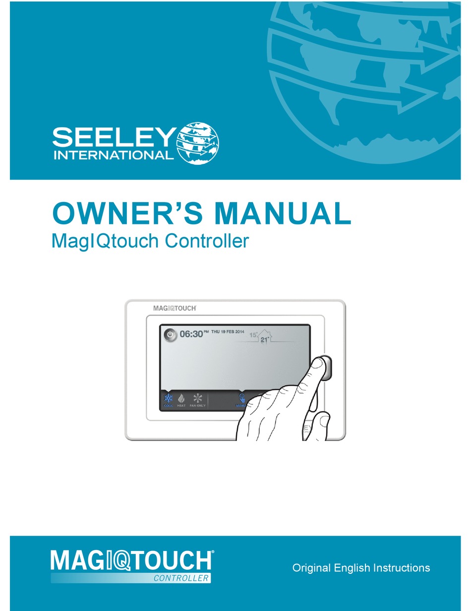 SEELEY MAGIQTOUCH OWNER'S MANUAL Pdf Download | ManualsLib