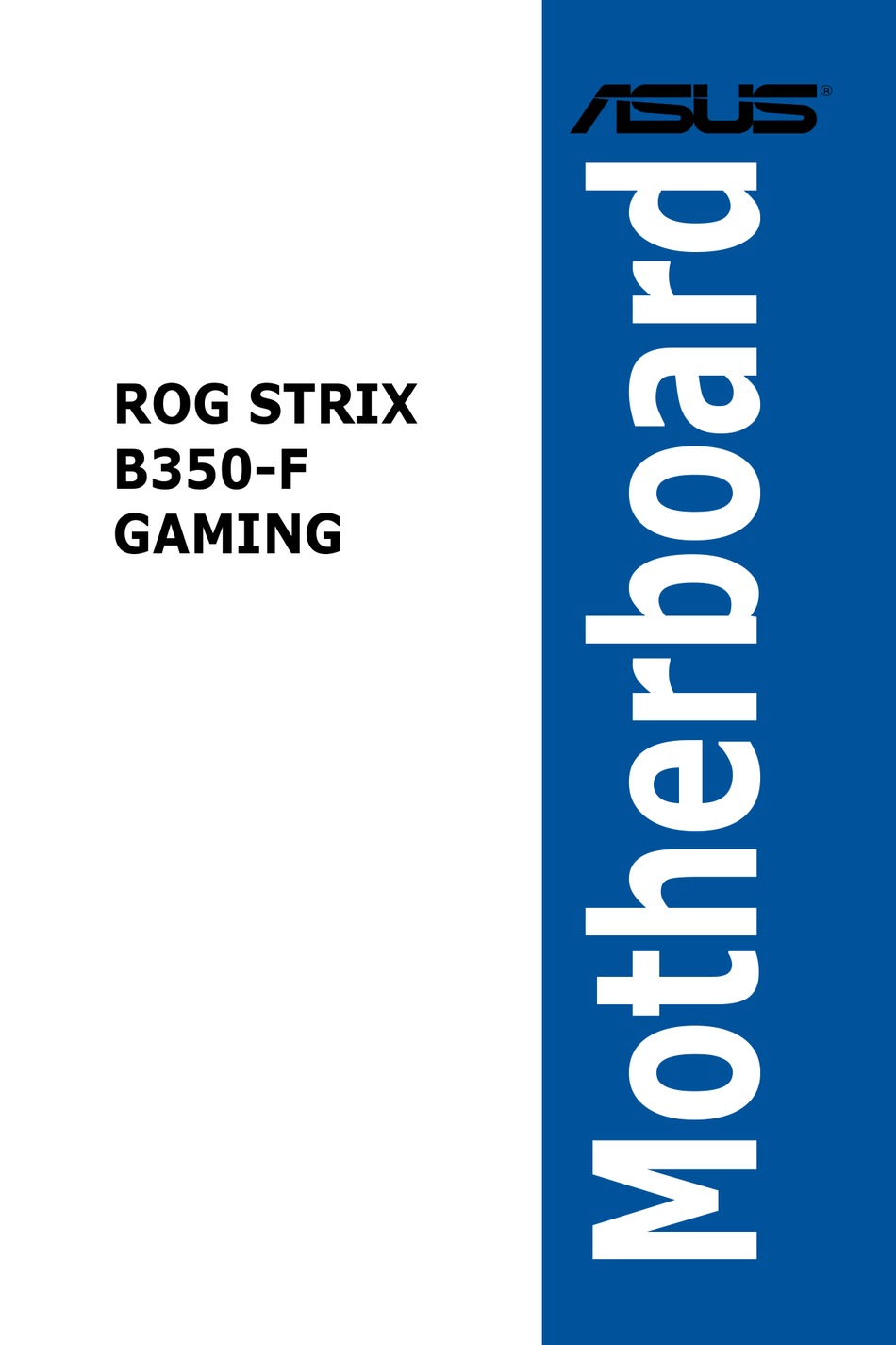 Asus Rog Strix 50 F Gaming Manual Pdf Download Manualslib