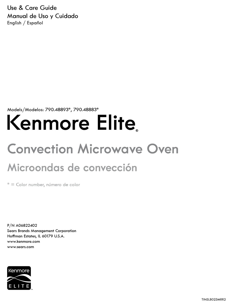 Kenmore 790 48893 Series Use Care Manual Pdf Download Manualslib