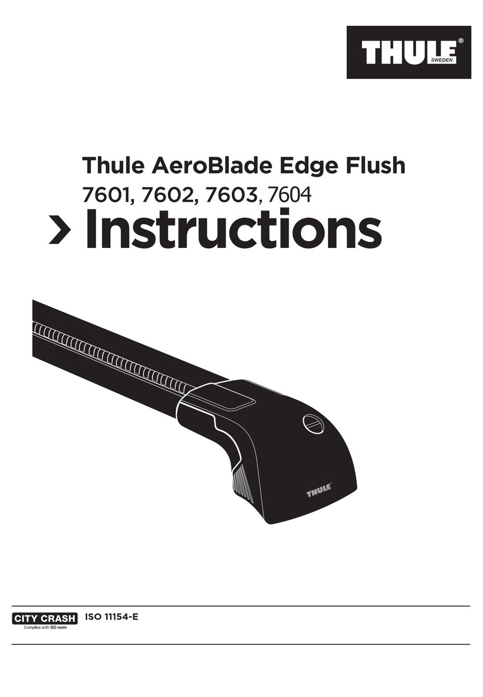 Installing thule aeroblade discount edge