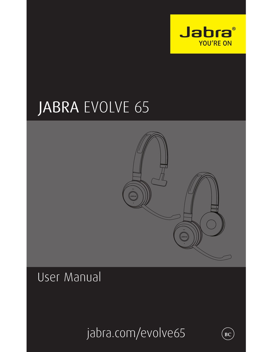 JABRA EVOLVE 65 USER MANUAL Pdf 