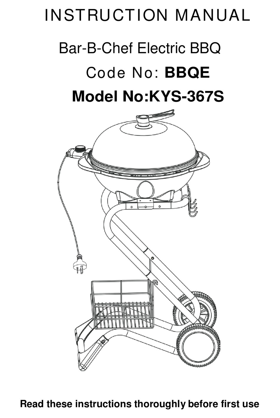 Bar B Chef Kys 367s Instruction Manual Pdf Download Manualslib Bar B Chef Kys 367s Instruction Manual Pdf Download Manualslib