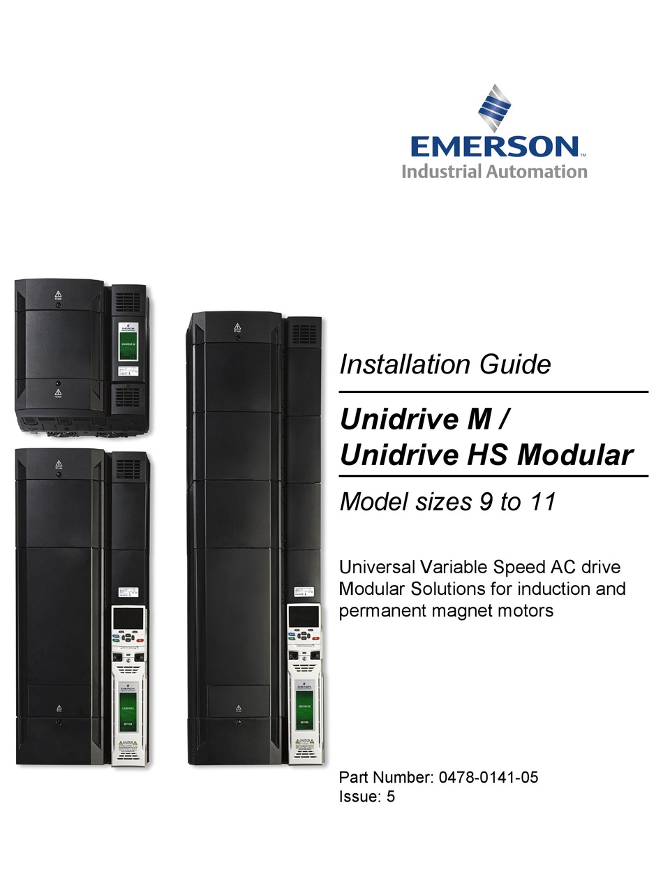 EMERSON UNIDRIVE M INSTALLATION MANUAL Pdf Download ManualsLib