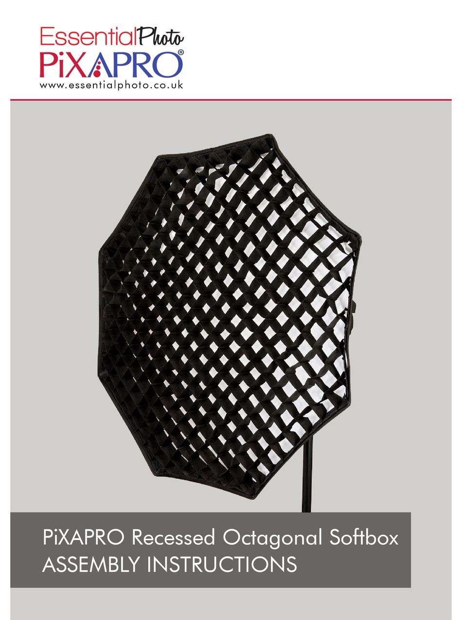 PIXAPRO OCTAGONAL SOFTBOX ASSEMBLY INSTRUCTIONS Pdf Download ManualsLib