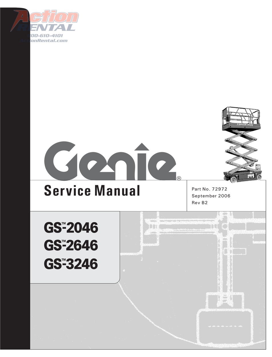 Genie Gs 2046 Service Manual Pdf Download Manualslib