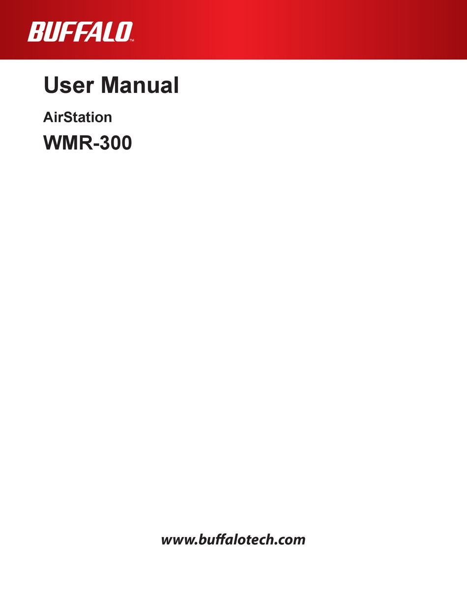 Buffalo Wmr 300 User Manual Pdf Download Manualslib