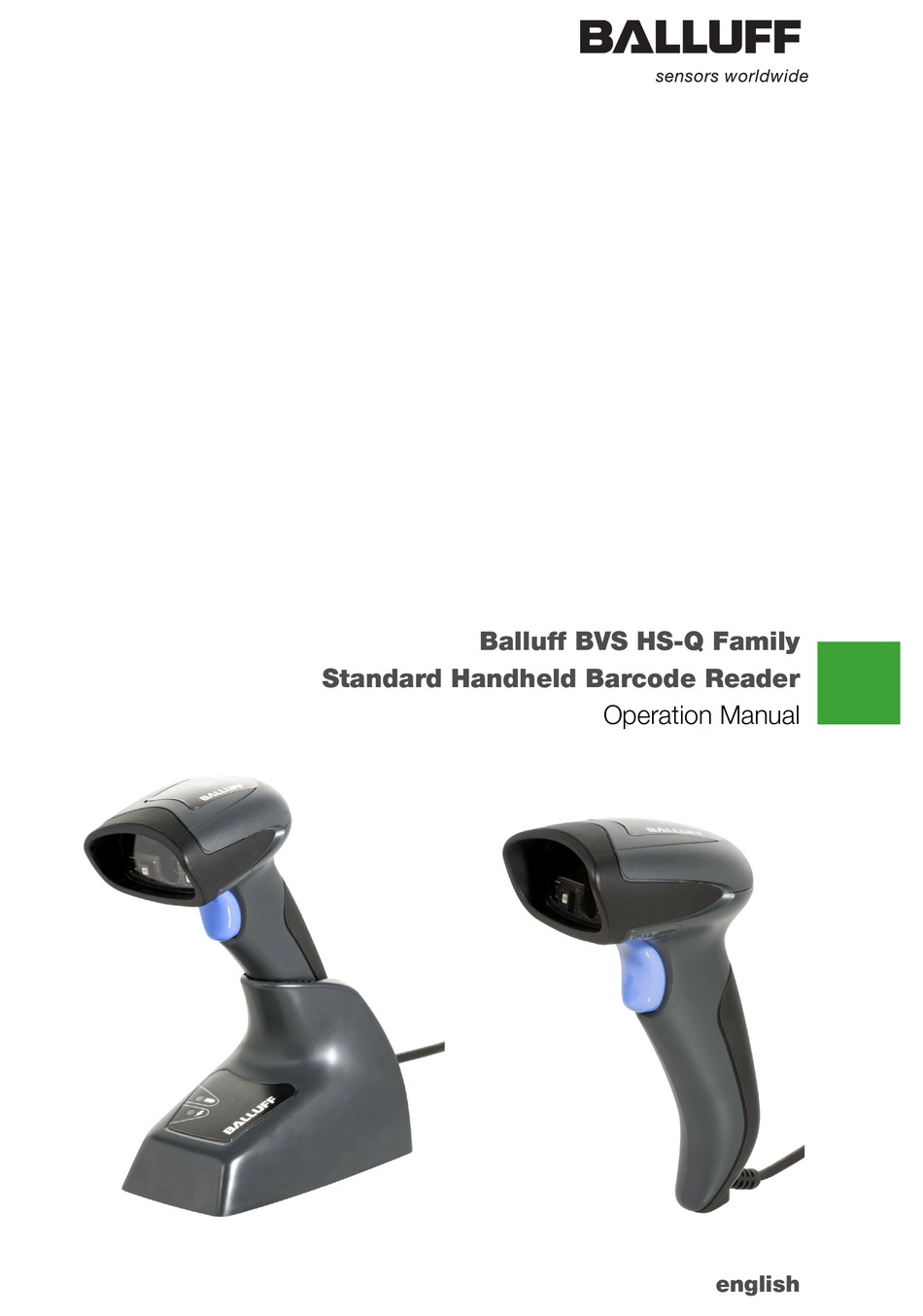 Balluff Bvs Hs Qc Sdr Ma 01 01 Operation Manual Pdf Download Manualslib