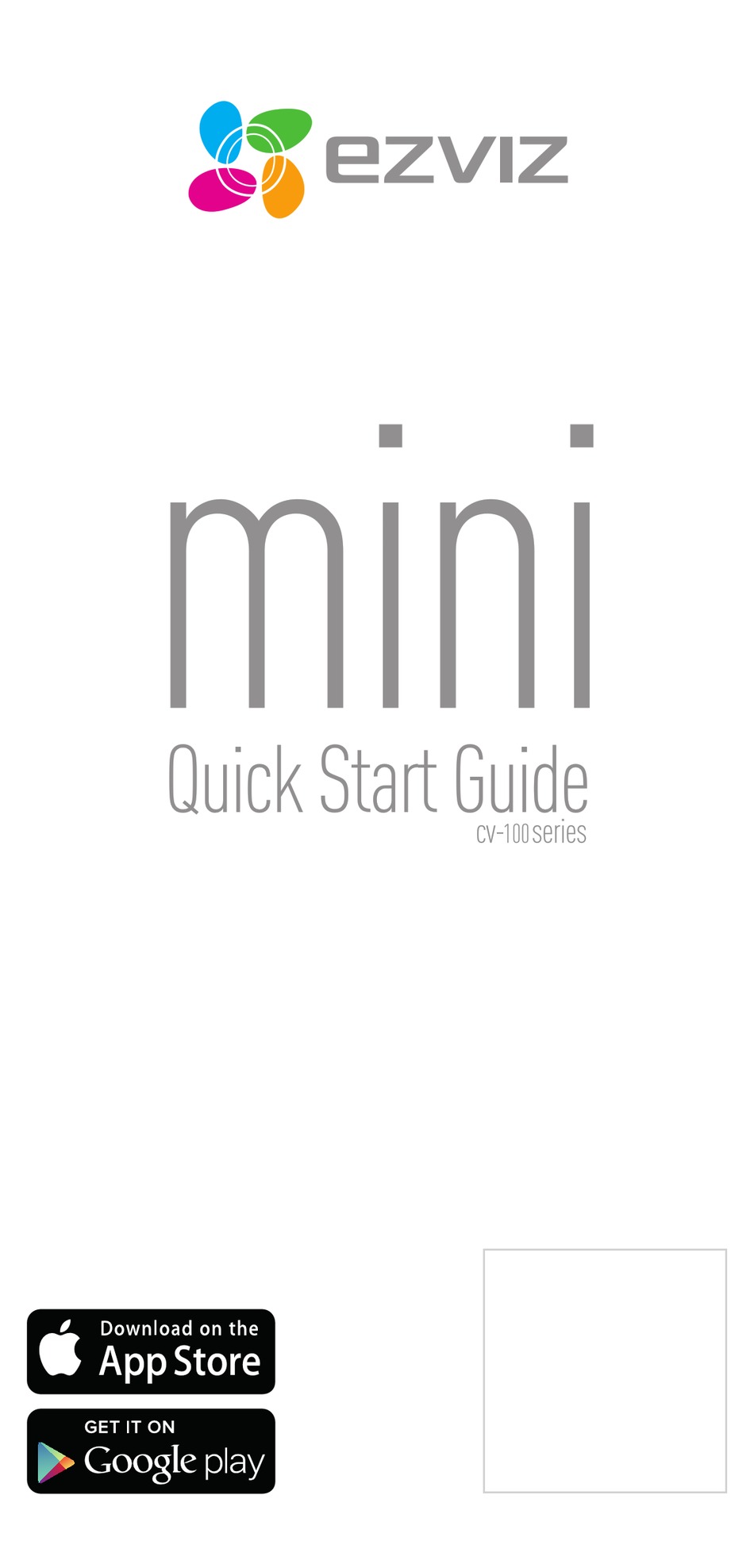 Ezviz Cv 100 Series Quick Start Manual Pdf Download Manualslib