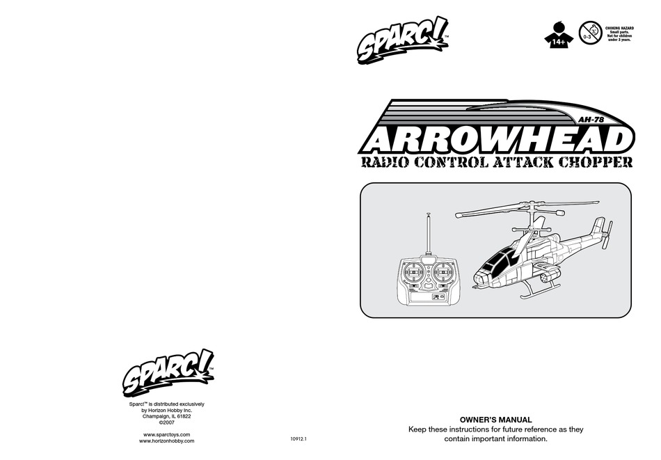 SPARC ARROWHEAD SPJ1300 OWNER'S MANUAL Pdf Download ManualsLib