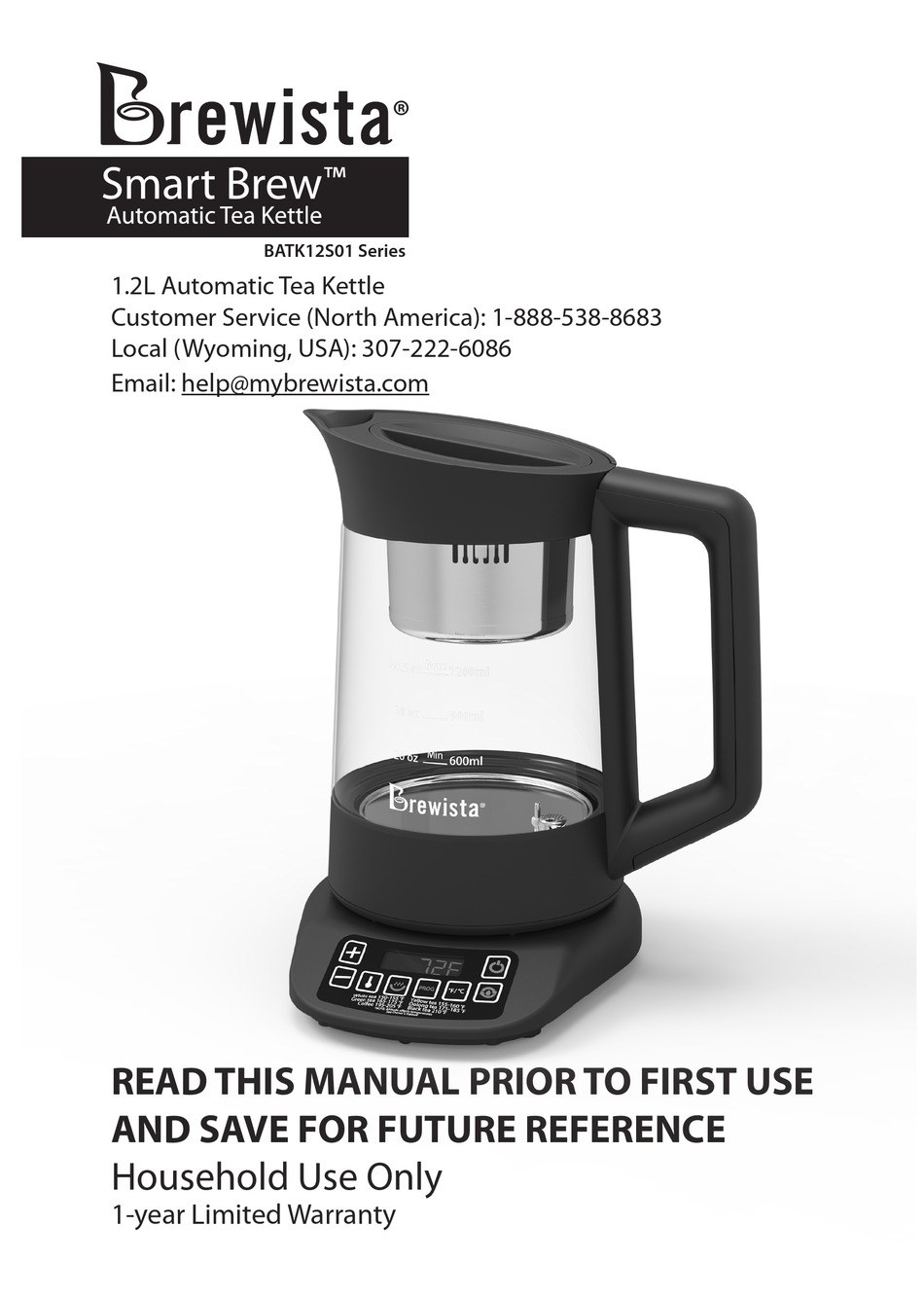 BREWISTA BATK12S01 Series Manual [Page 