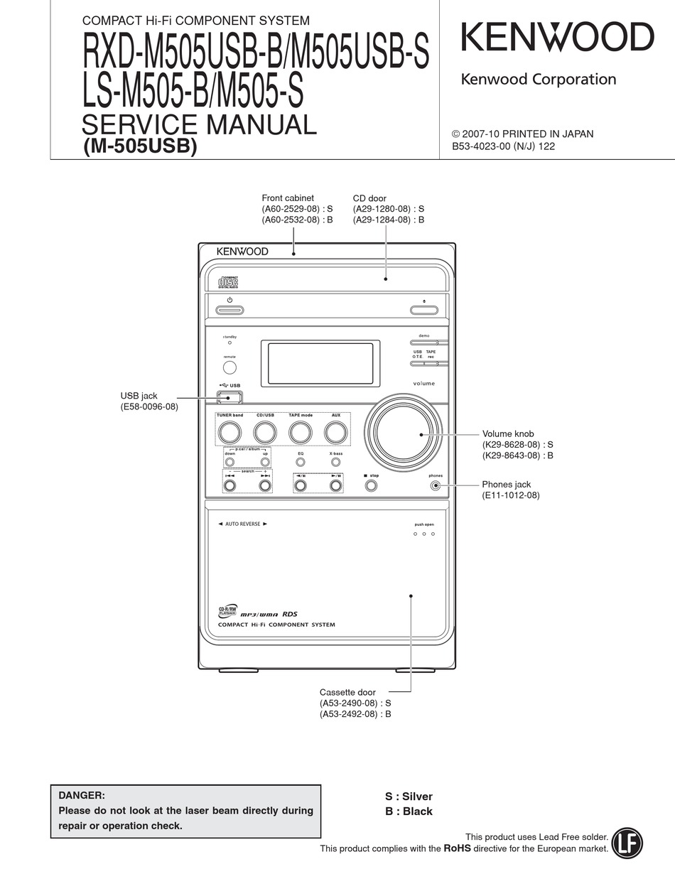 Kenwood rxd 550 схема