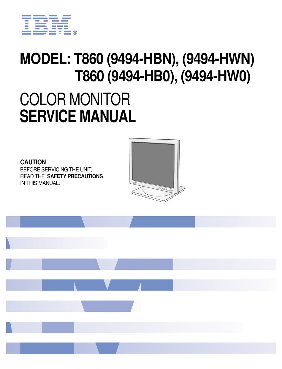 ibm t860 monitor type 9494