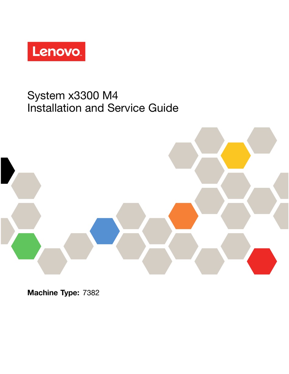 LENOVO SYSTEM X3300 M4 INSTALLATION AND SERVICE MANUAL Pdf Download