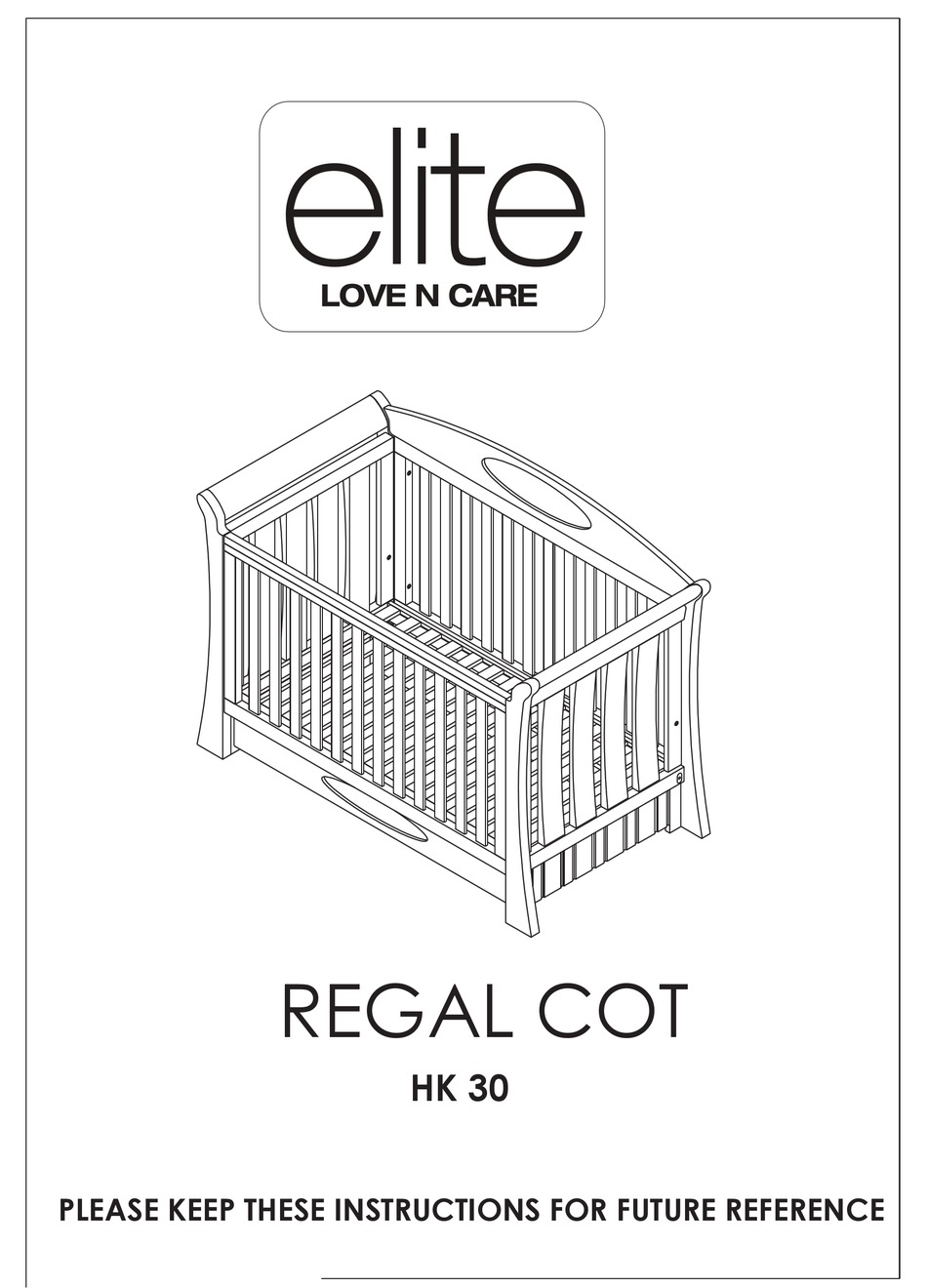 Elite regal shop cot