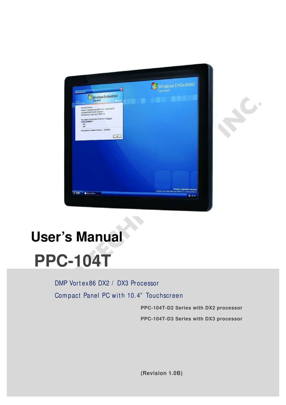 ICOP PPC104T USER MANUAL Pdf Download ManualsLib