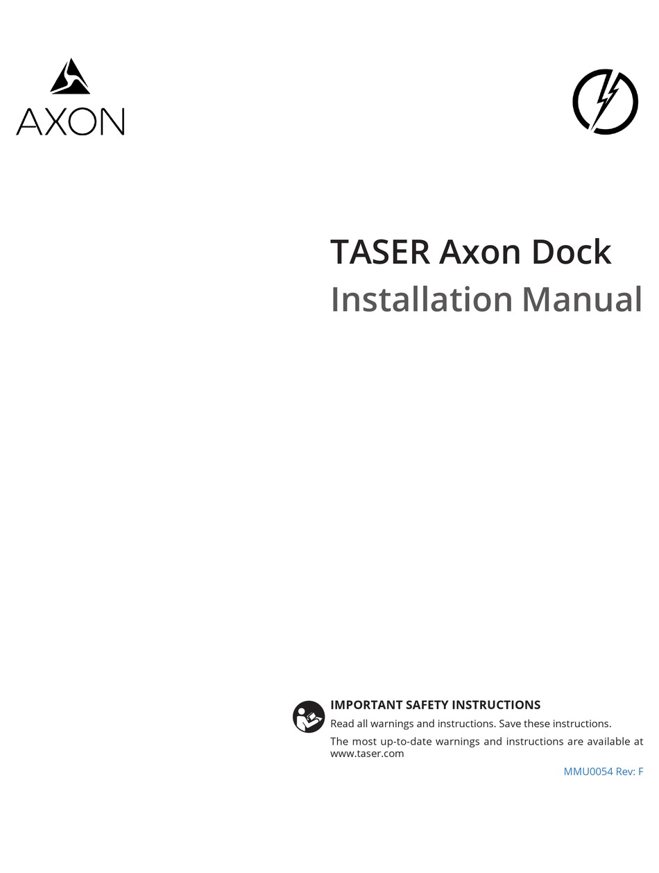 Axon Taser Dock Setup
