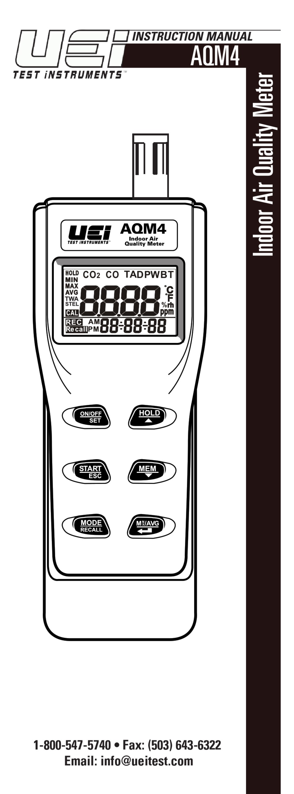 Uei Aqm4 Instruction Manual Pdf Download Manualslib 5798