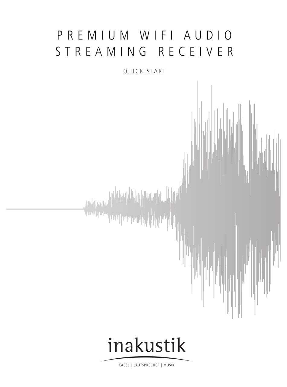 INAKUSTIK 00415007 QUICK START MANUAL Pdf Download ManualsLib