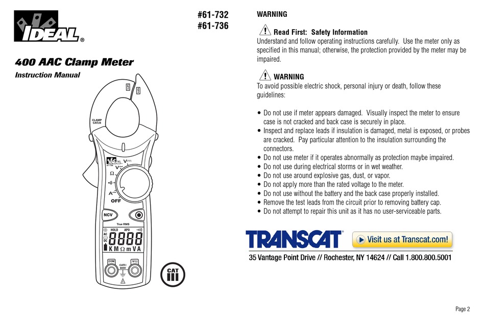 IDEAL 61732 INSTRUCTION MANUAL Pdf Download ManualsLib