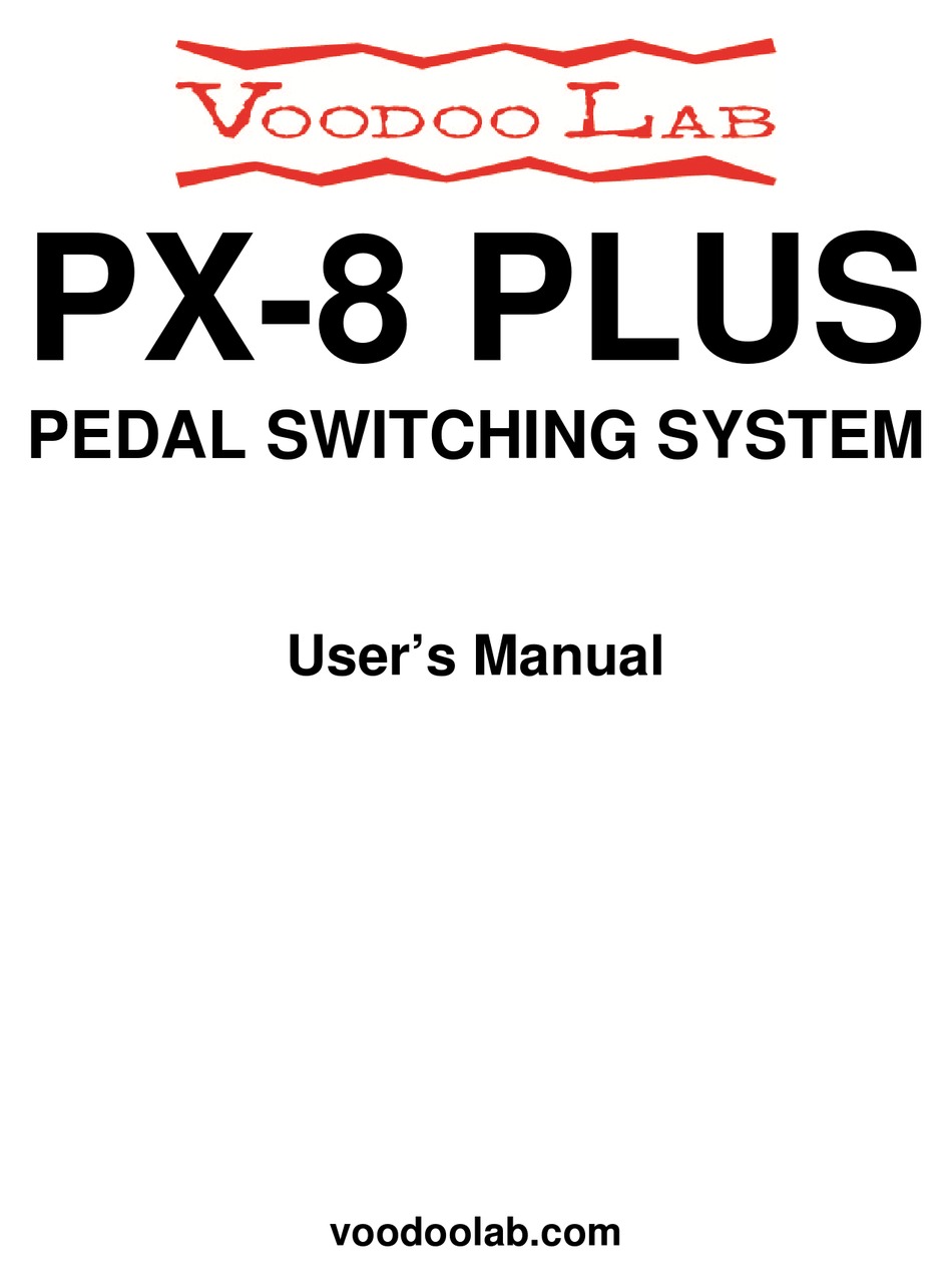 VOODOO LAB PX8 PLUS USER MANUAL Pdf Download ManualsLib