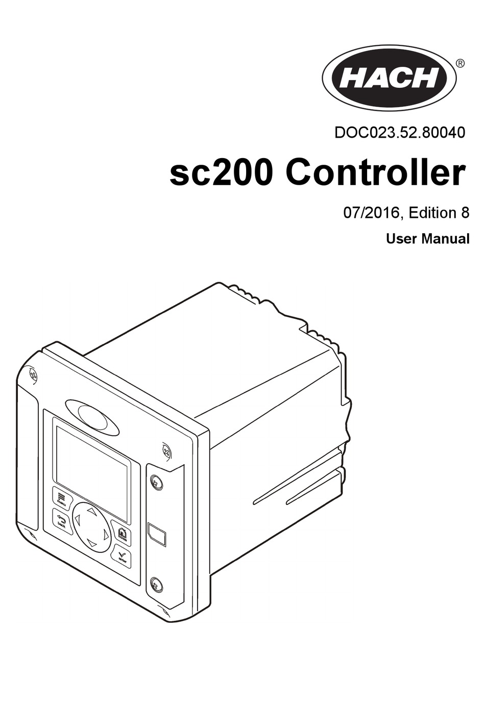 HACH SC200 USER MANUAL Pdf Download | ManualsLib