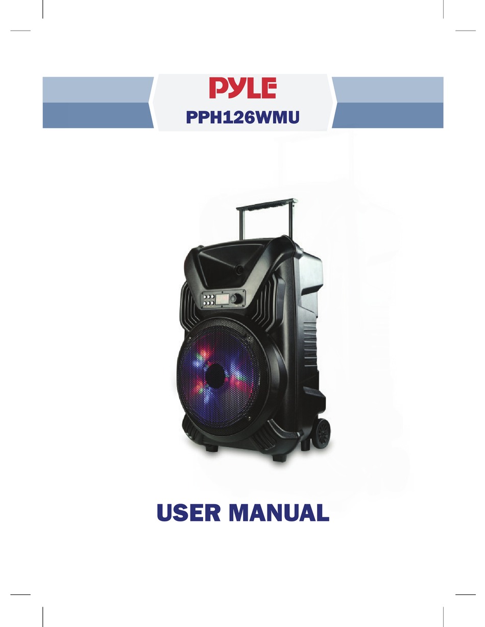 PYLE PPH126WMU USER MANUAL Pdf Download | ManualsLib