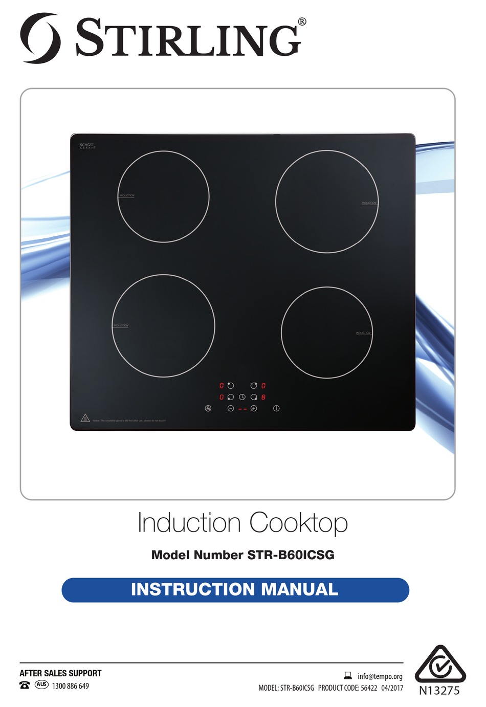 stirling 60cm induction cooktop