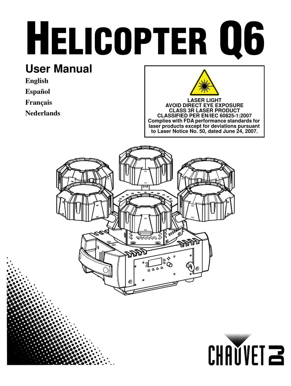CHAUVET HELICOPTER Q6 USER MANUAL Pdf Download ManualsLib