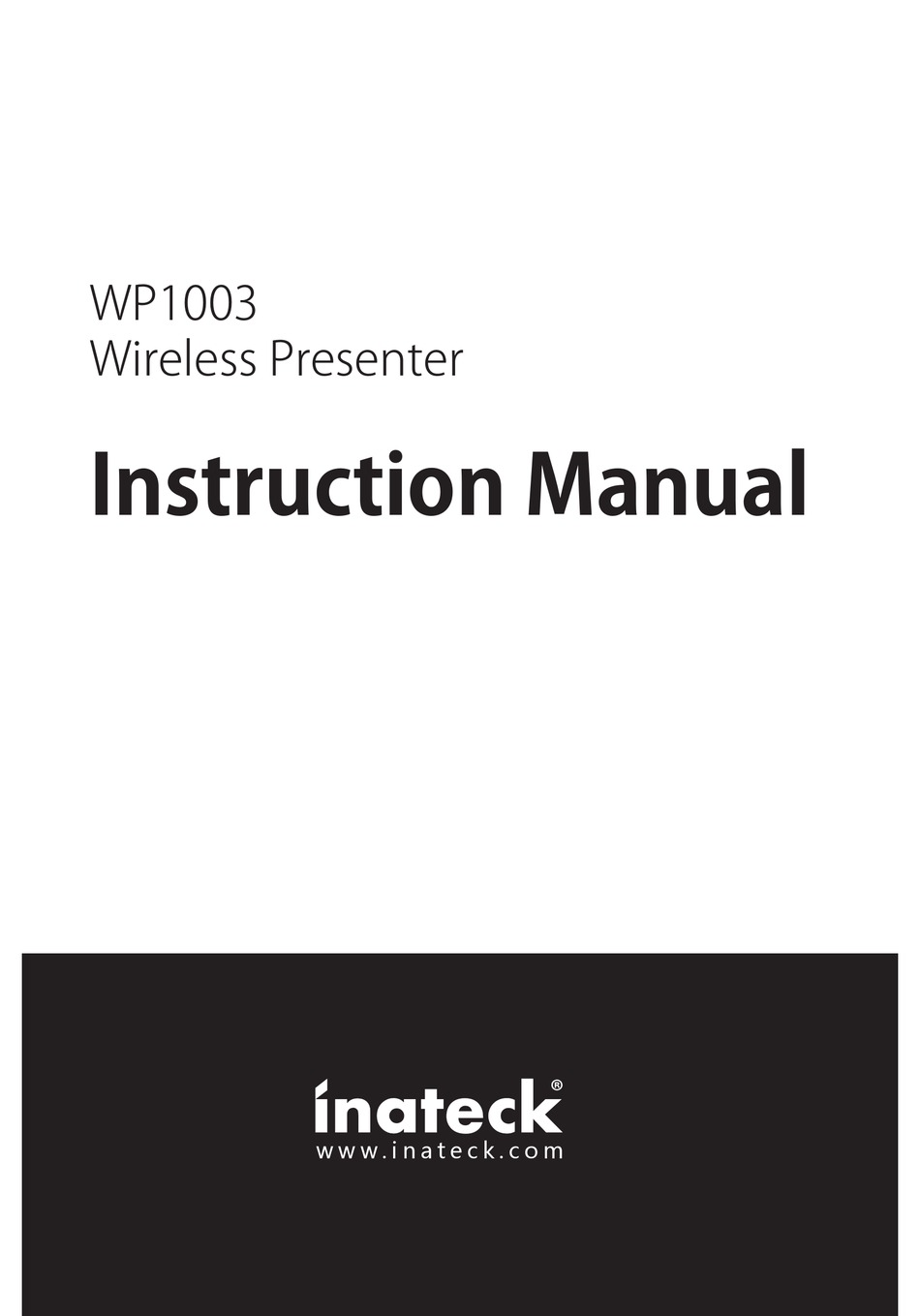 INATECK WP1003 INSTRUCTION MANUAL Pdf Download ManualsLib