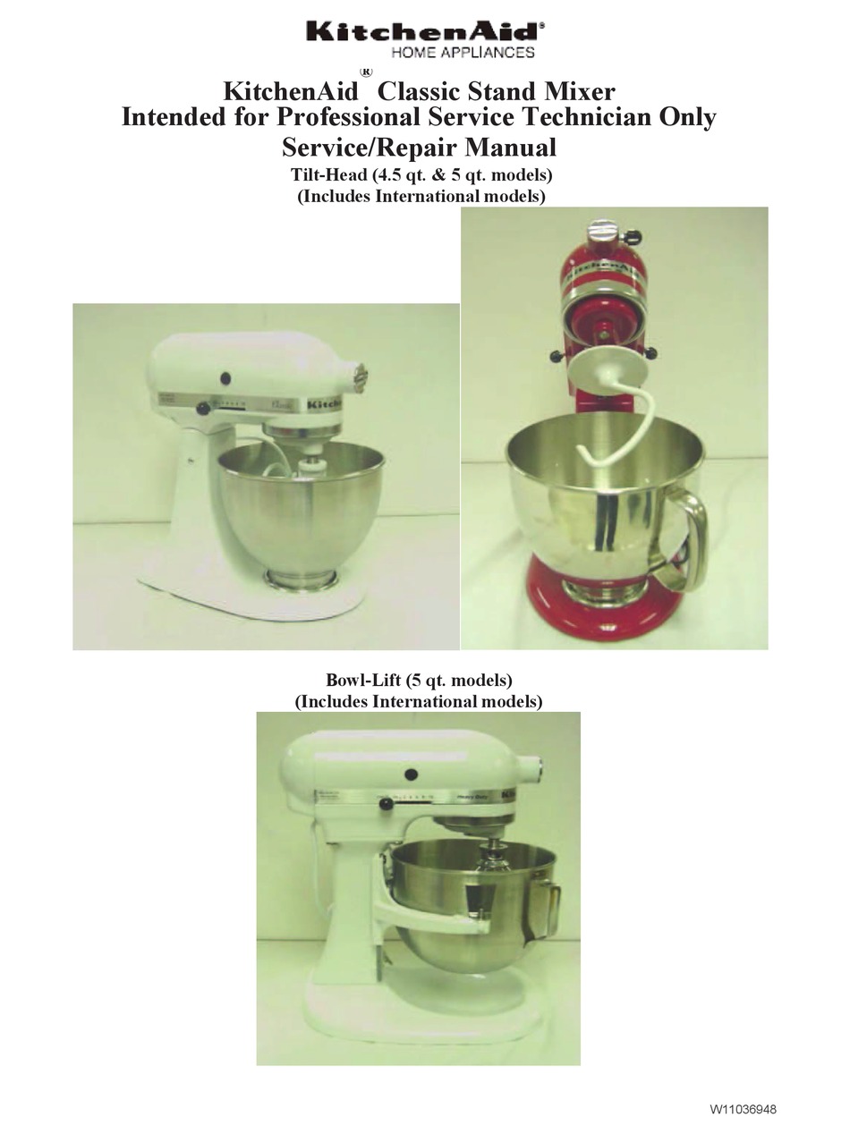 KitchenAid Mixer K5SS - OEM Parts & Repair Help 