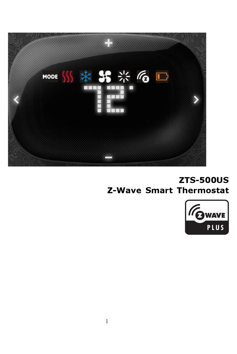 ZWAVE ZTS500 USER MANUAL Pdf Download ManualsLib