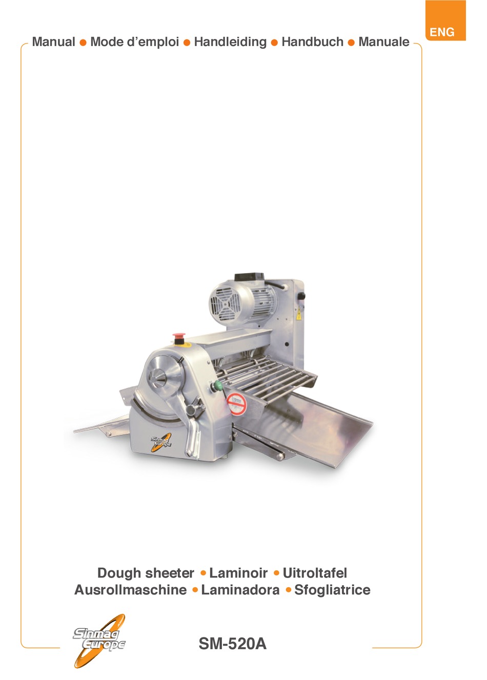 sinmag manual dough sheeter