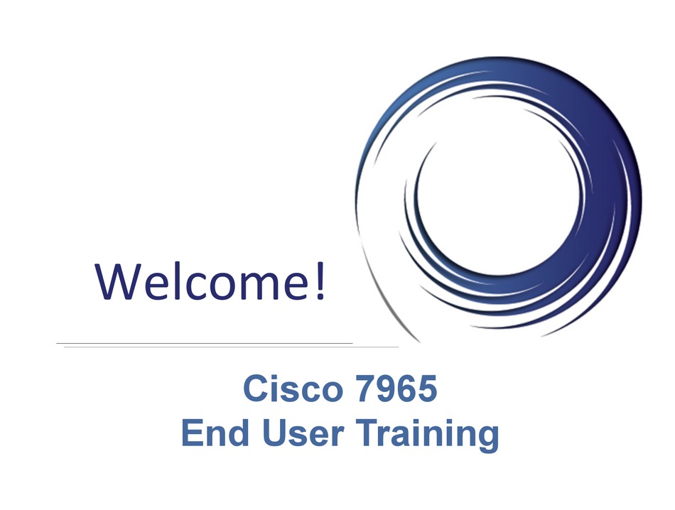 CISCO 7965 USER TRAINING MANUAL Pdf Download | ManualsLib