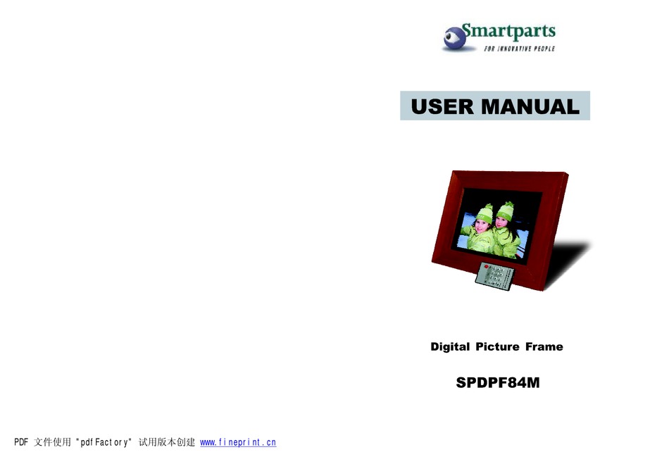 SMARTPARTS SPDPF84M USER MANUAL Pdf Download ManualsLib