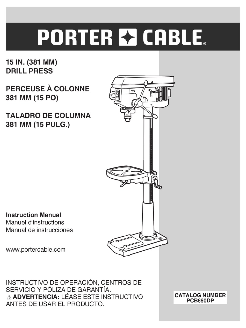 PORTER-CABLE PCB660DP INSTRUCTION MANUAL Pdf Download | ManualsLib