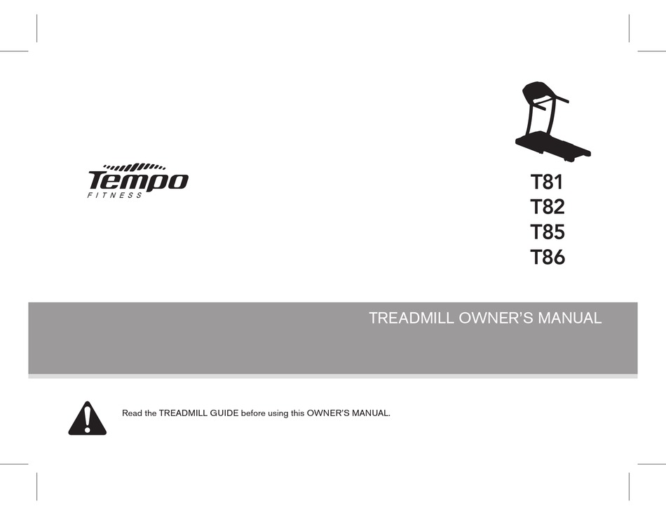 tempo fitness 632t manual