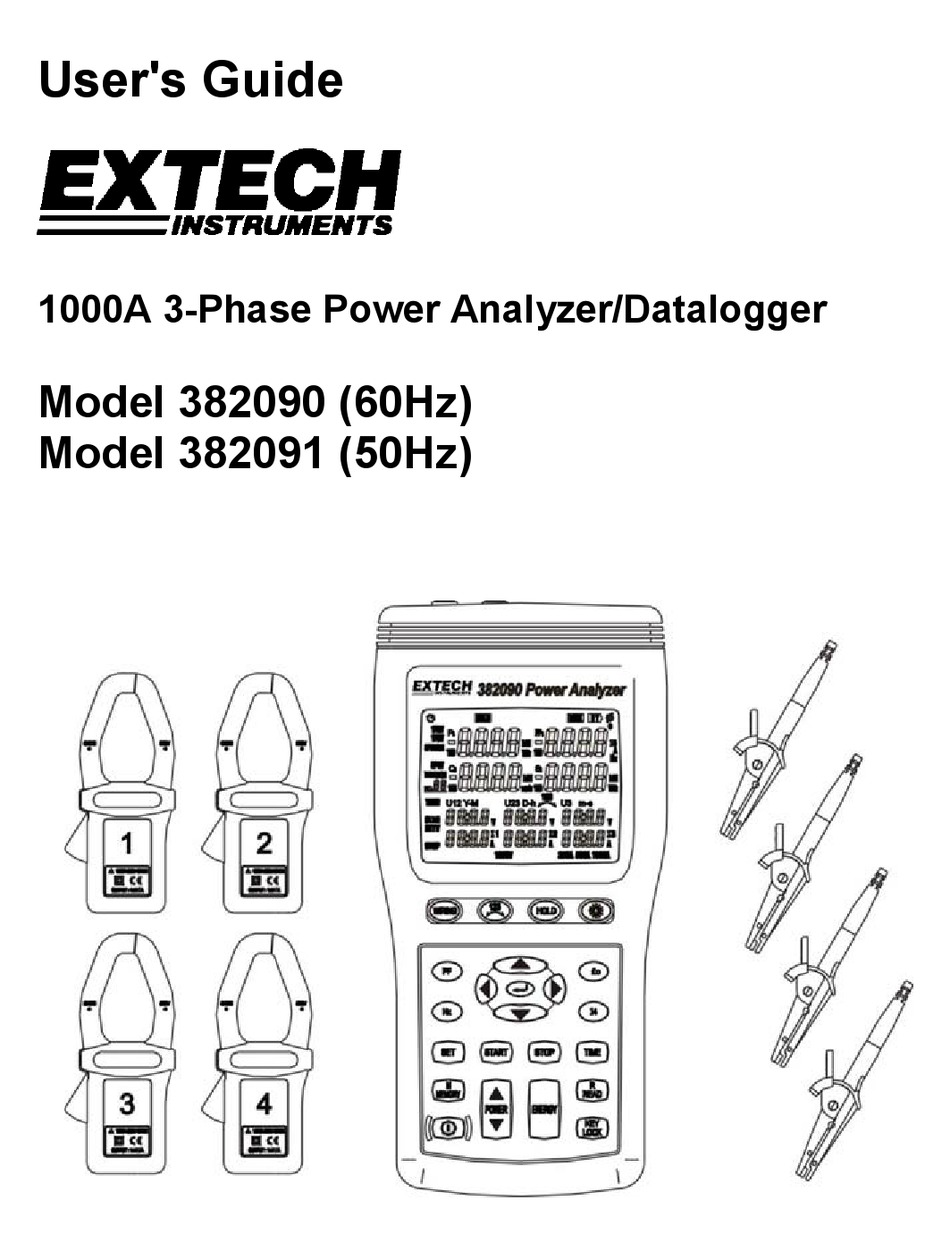 EXTECH INSTRUMENTS 382090 USER MANUAL Pdf Download | ManualsLib