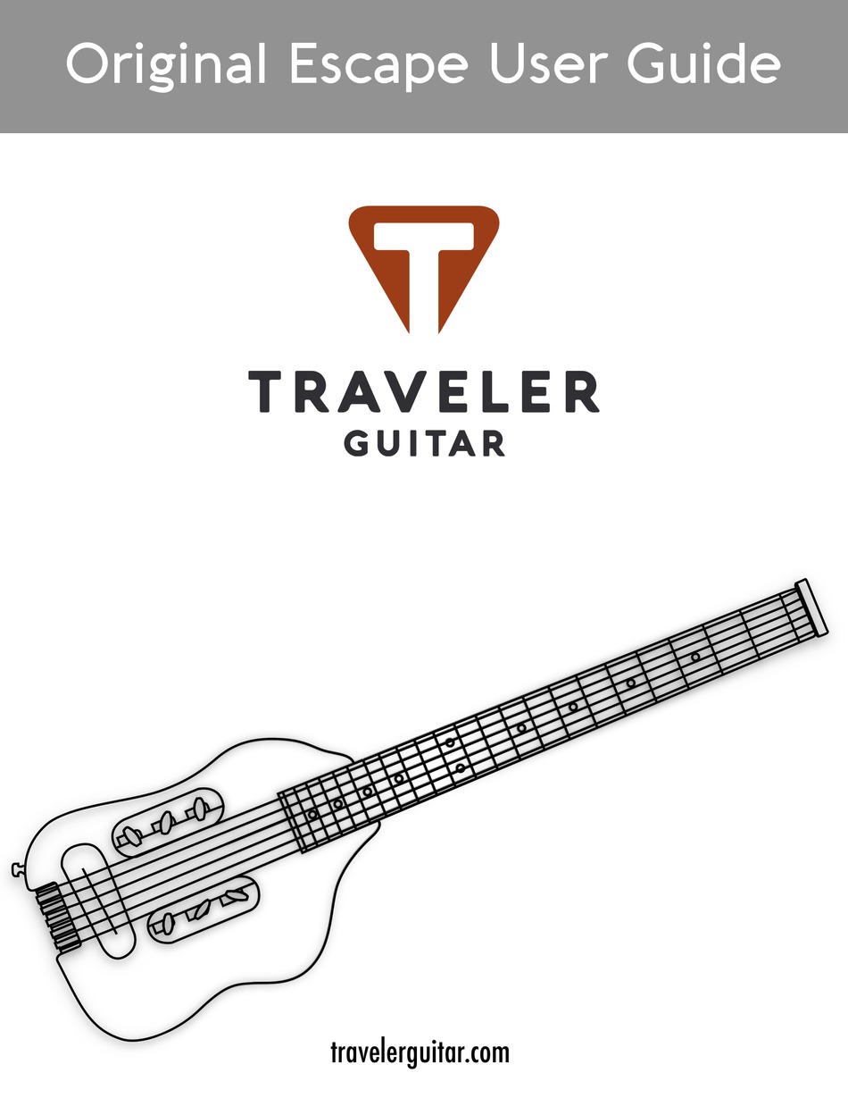 TRAVELER GUITAR ESCAPE USER MANUAL Pdf Download | ManualsLib