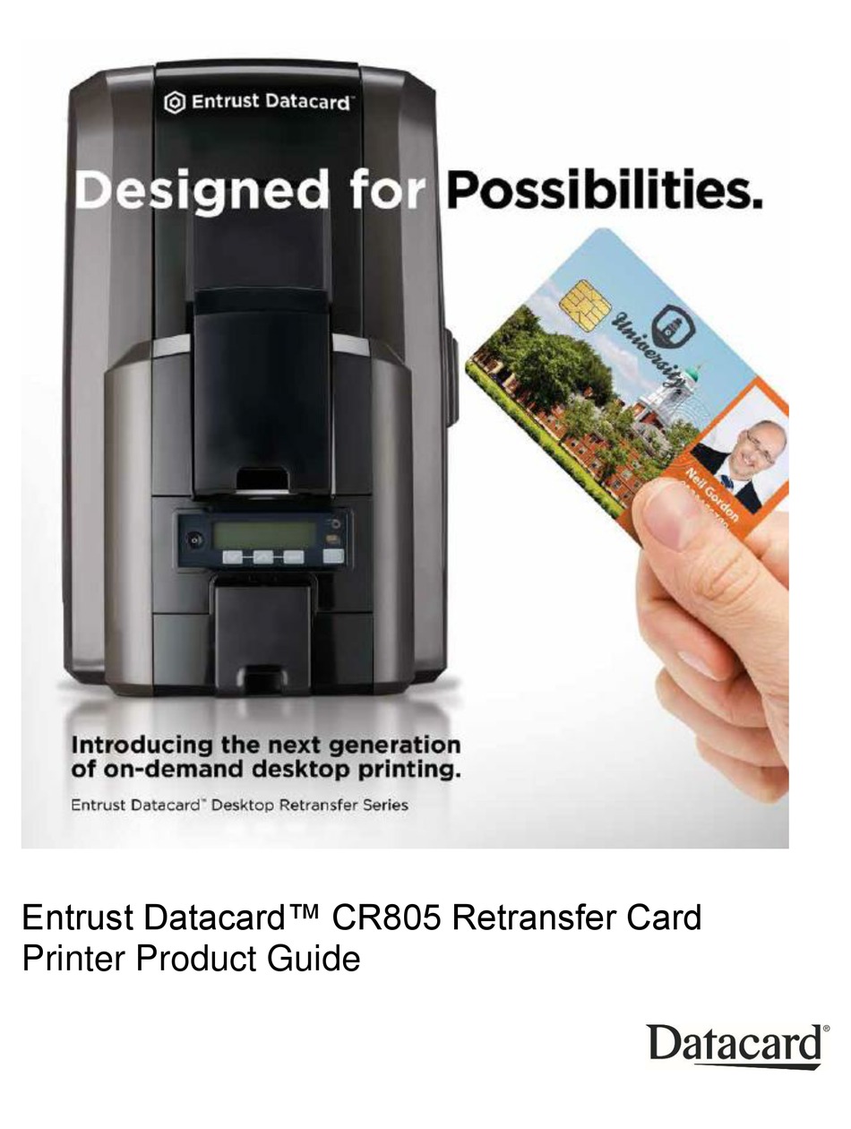 DATACARD CR805 PRODUCT MANUAL Pdf Download ManualsLib