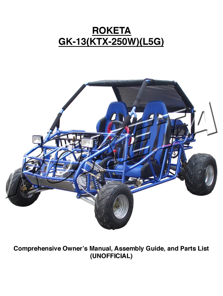 Roketa go sale kart parts