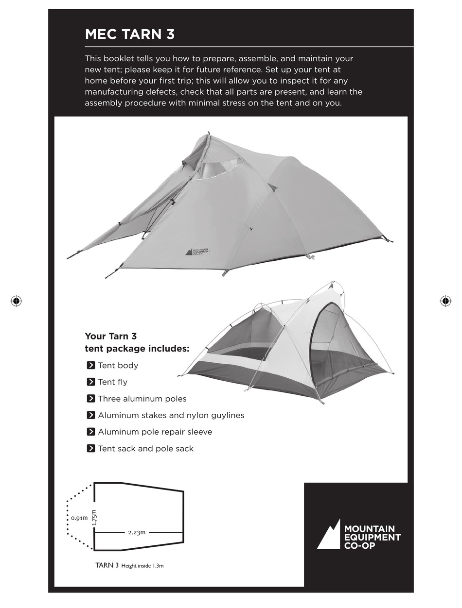 MEC TARN 3 INSTRUCTIONS MANUAL Pdf 