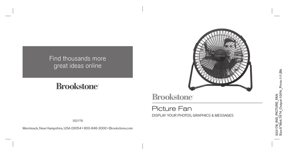 BROOKSTONE 322178 INSTRUCTIONS MANUAL Pdf Download ManualsLib