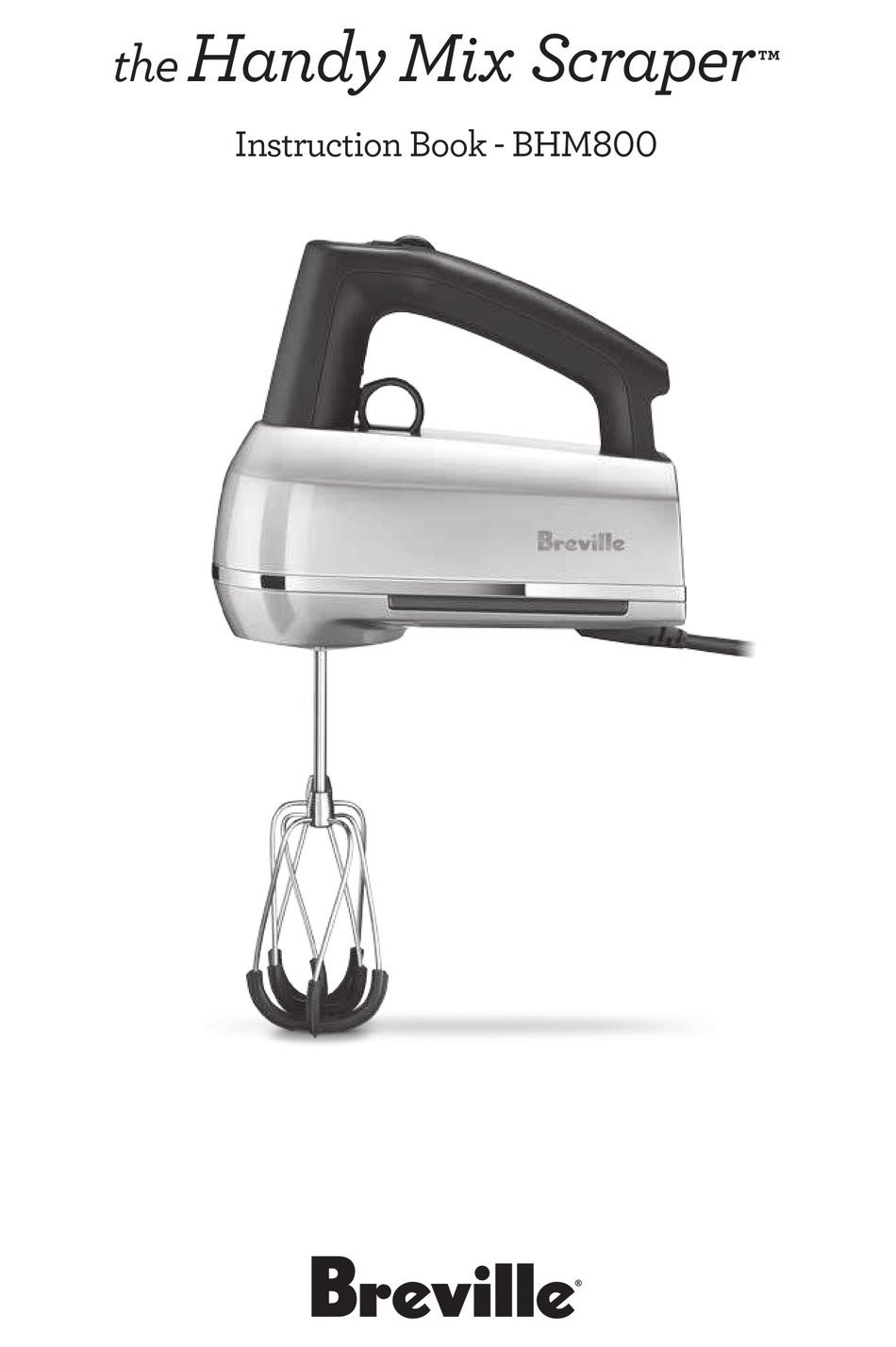 BREVILLE BHM800 INSTRUCTION BOOK Pdf Download ManualsLib
