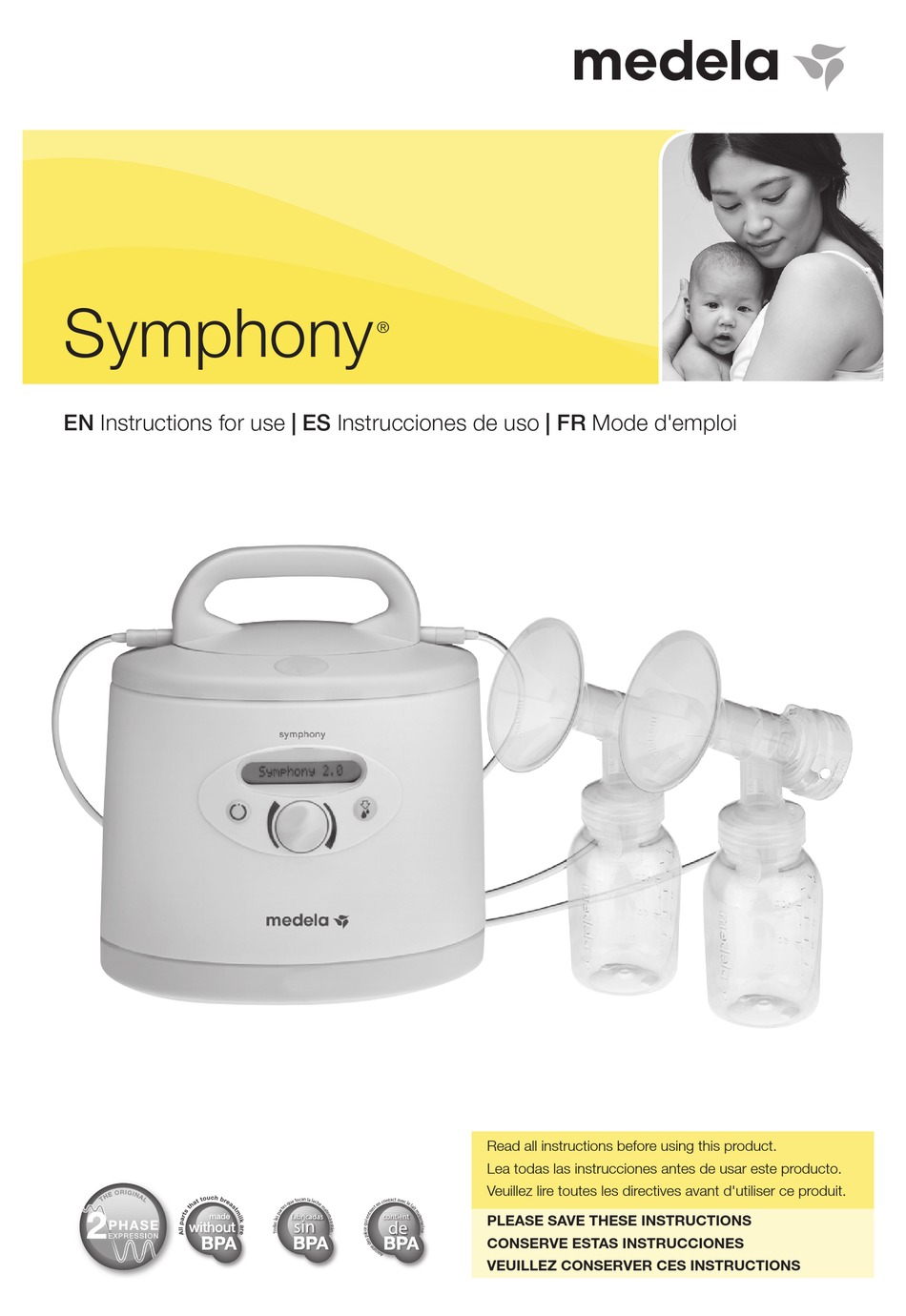 Codes D'erreur - Medela Symphony Instructions For Use Manual [Page 121] |  Manualslib