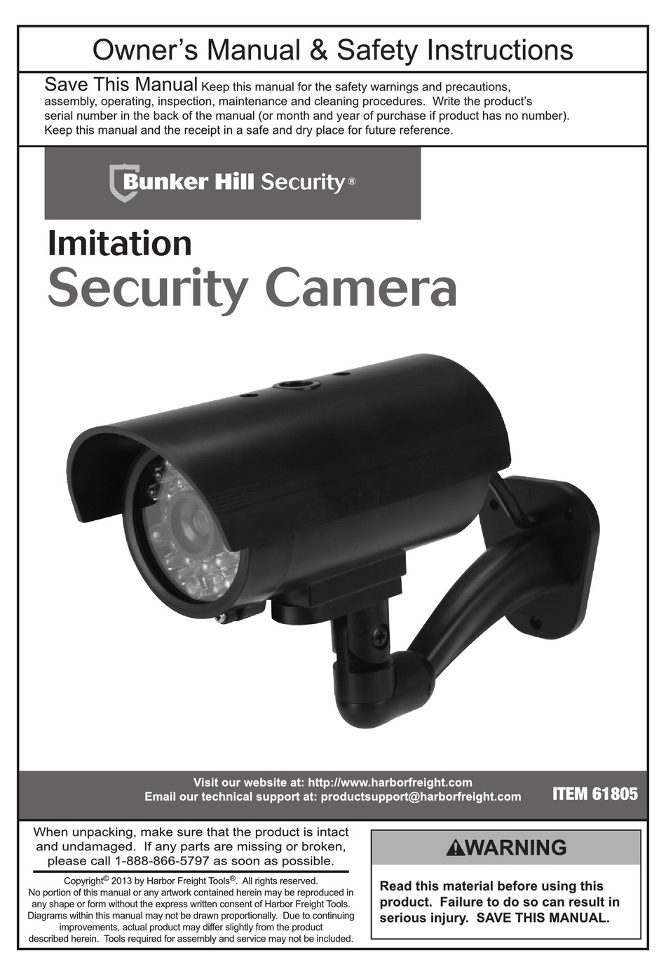 bunker hill security camera 61208