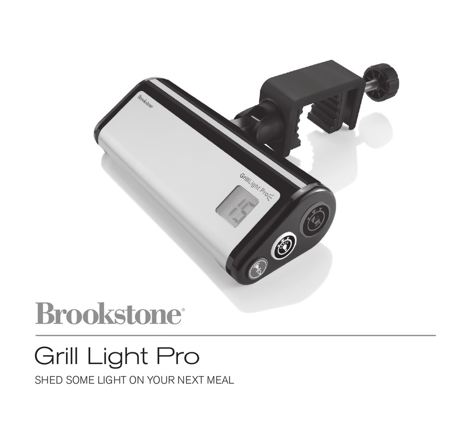 brookstone grill light