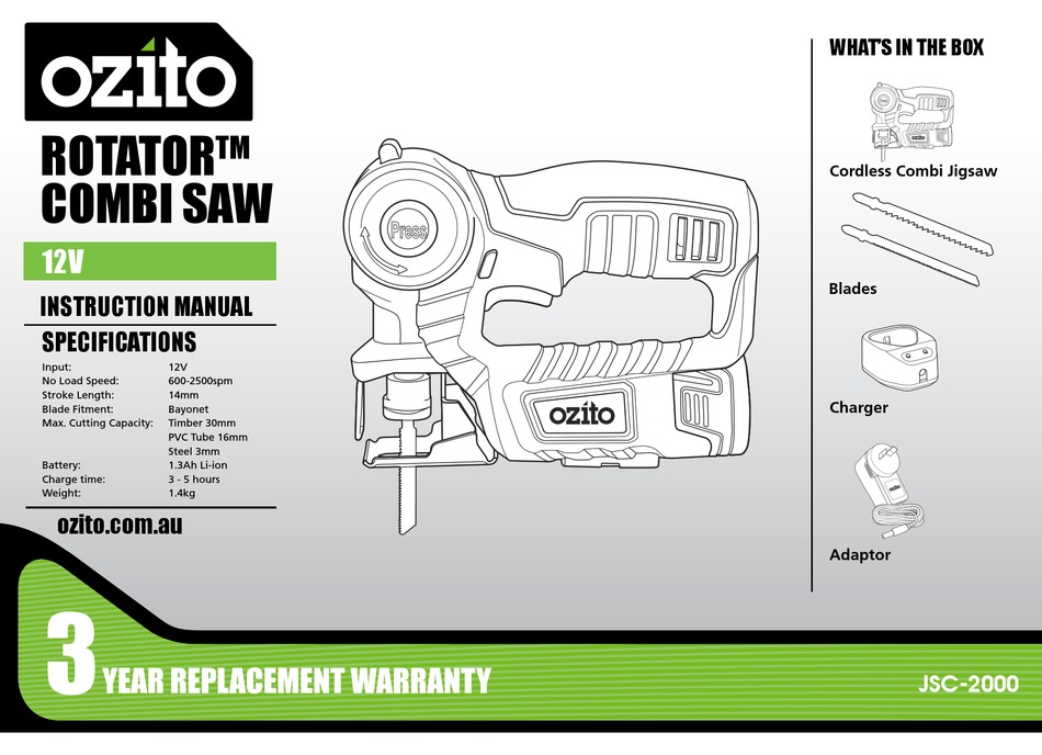 Ozito Ozscms1600wa Spare Parts Reviewmotors.co
