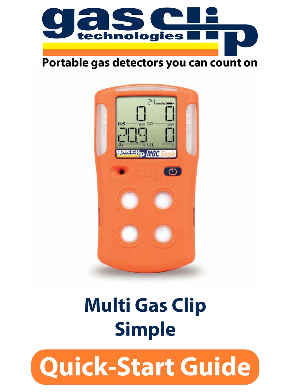 GAS CLIP MGC SIMPLE QUICK START MANUAL Pdf Download ManualsLib